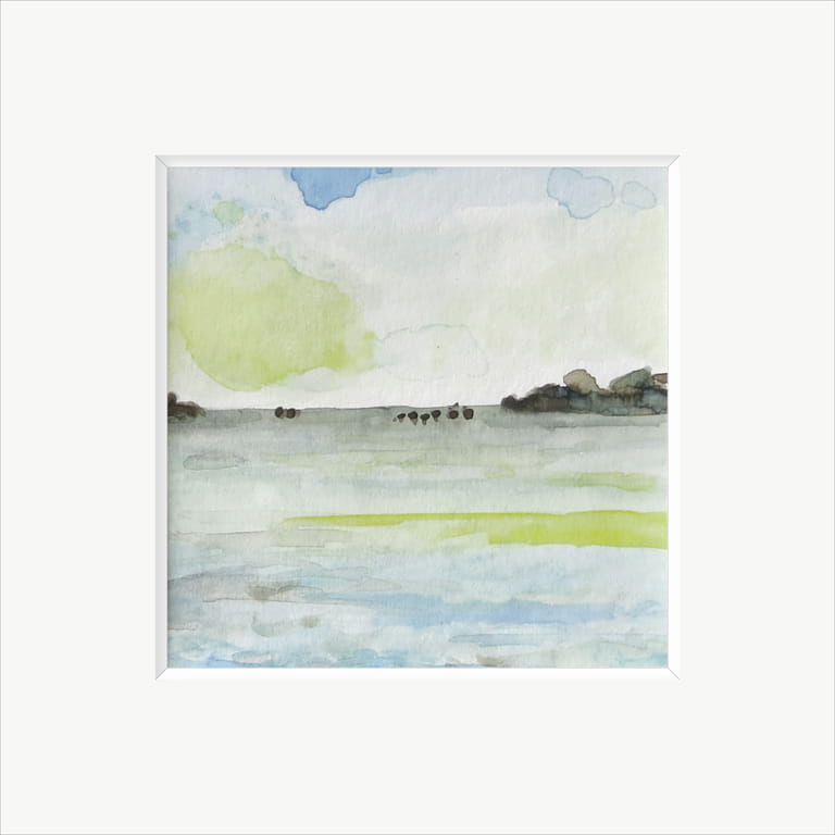 Lagune – Aquarell/Papier