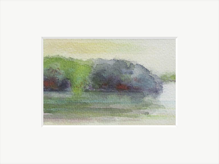 Am See – Aquarell/Papier