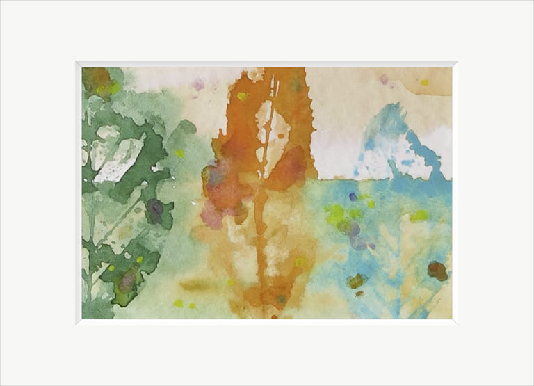 Herbstblätter – Aquarell/Papier