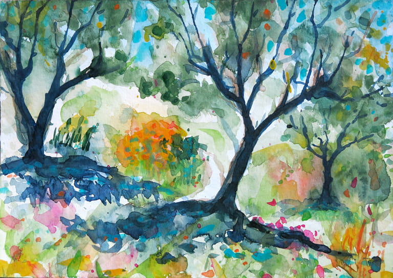 Campo – Aquarell auf Papier