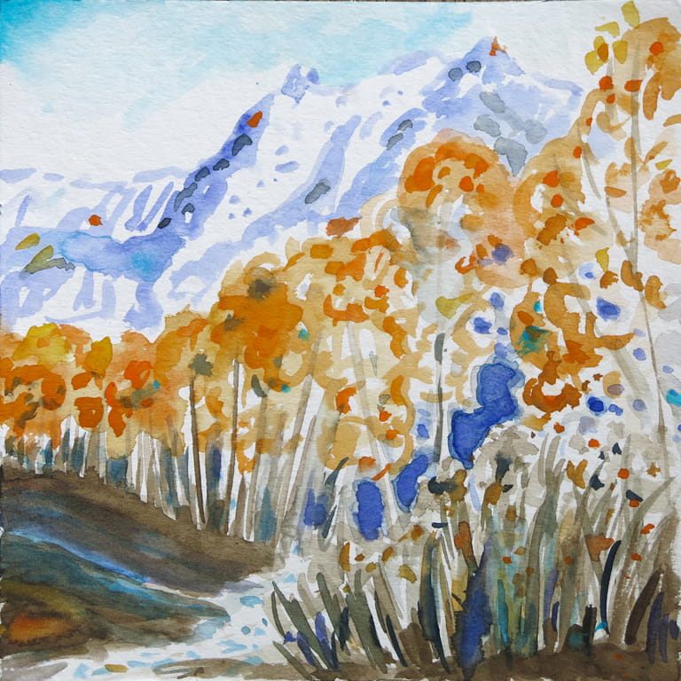 Herbst – Aquarell auf Papier